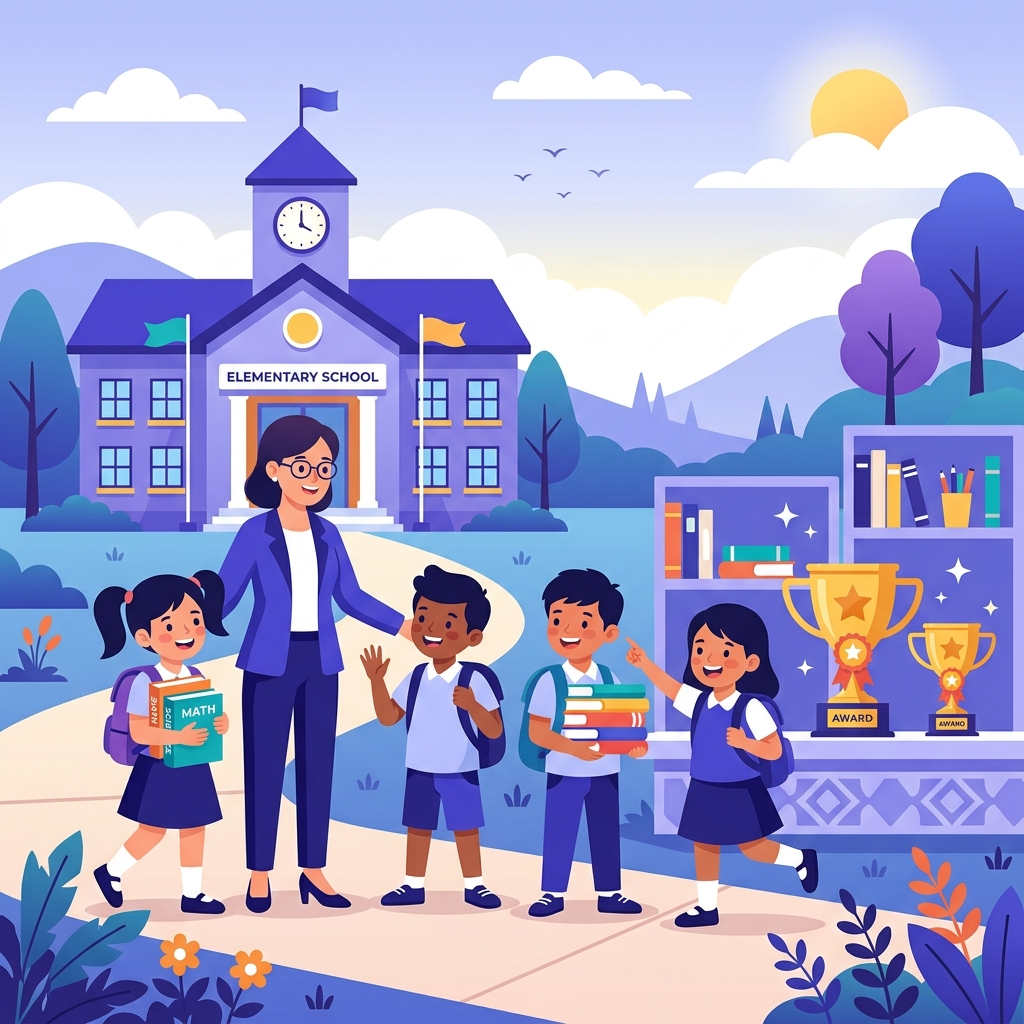 Ilustrasi Sekolah